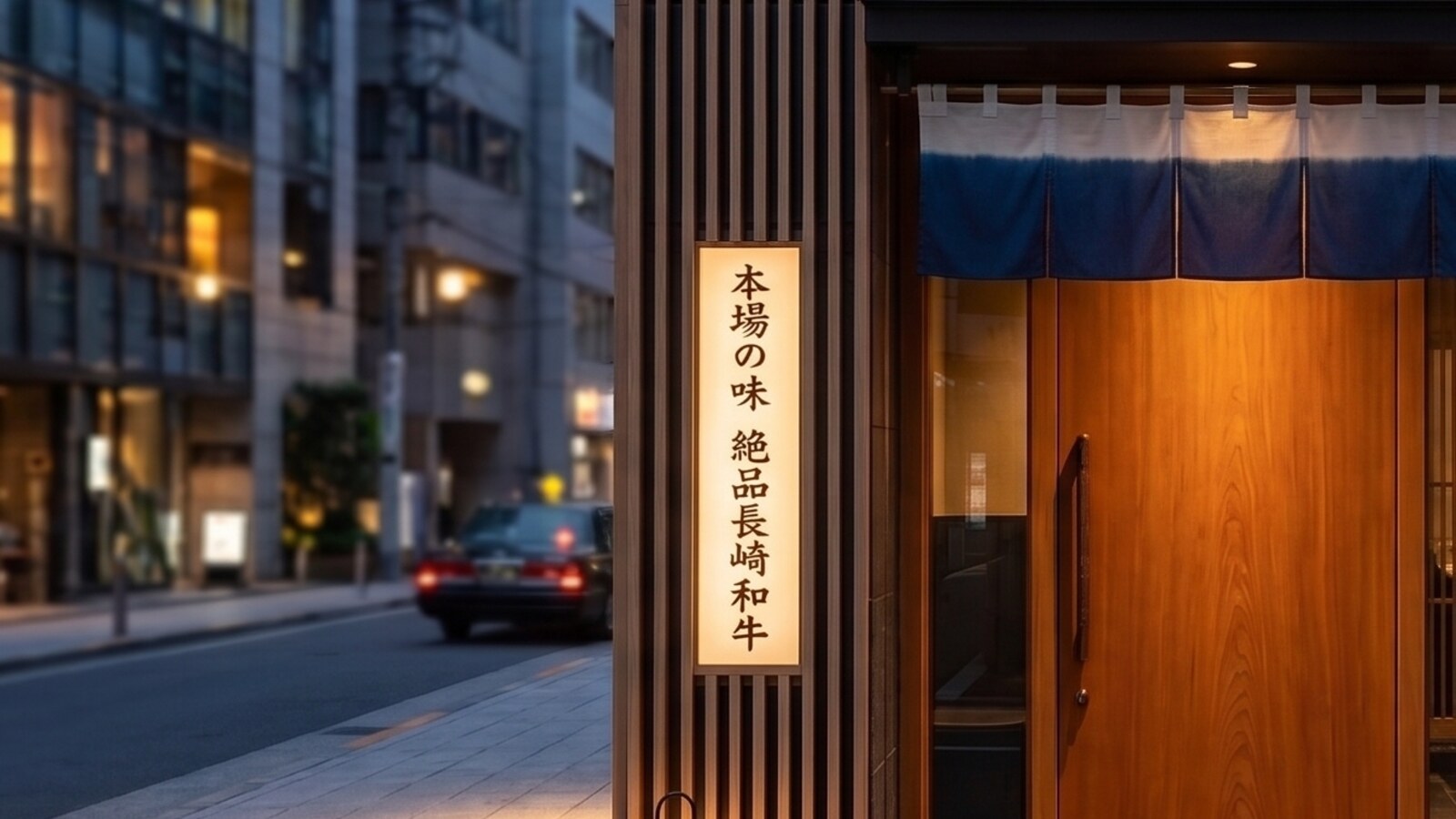 ステーキ 鉄雅 長崎本店 入口